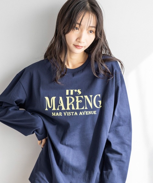 LOWRYS FARM(ローリーズファーム)の「ロゴプリントLS 240593(Tシャツ/カットソー・レディース・ホワイト/ネイビー/アイボリー/チャコールグレー・FREE)」の11枚目の写真