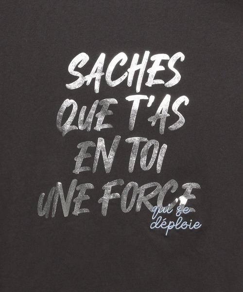 LOWRYS FARM(ローリーズファーム)の「ロゴプリントLS 240593(Tシャツ/カットソー・レディース・ホワイト/ネイビー/アイボリー/チャコールグレー・FREE)」の10枚目の写真