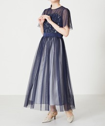 ORiental TRaffic（オリエンタルトラフィック）の「チュールシフォンワンピース【結婚式/オケージョン/パーティー/S・M・TALLサイズ】/MO33O02（ドレス）」