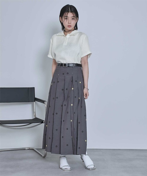 miette(ミエット)の「サマーツイードフリンジポロトップス(Tシャツ/カットソー・レディース・オフホワイト/ブルー/ピンク・FREE)」の22枚目の写真