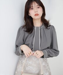 【WEB限定】マルチWAYボウタイ配色ブラウス