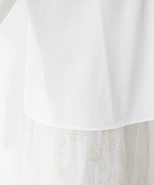 natural couture（ナチュラルクチュール）の「【WEB限定】マルチWAYボウタイ配色ブラウス（シャツ/ブラウス・レディース・アイボリー/ミント/ライトベージュ/ピンクベージュ/サックスブルー/チャコールグレー・FREE）」の11枚目の写真