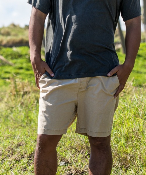 Quiksilver(クイックシルバー)の「TAXER WS/クイックシルバーウエストゴムショートパンツ(その他パンツ・メンズ・グリーン/ブラック/ネイビー/パープル/ベージュ/カーキ・LARGE/MEDIUM/X-LARGE/SMALL)」の3枚目の写真