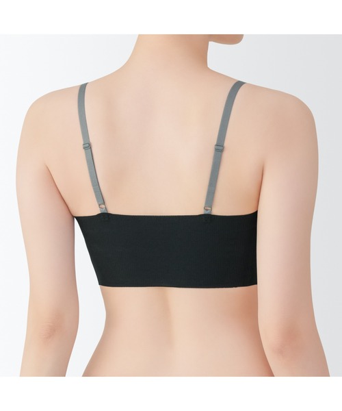 婦人 肌あたりがやさしいリブブラジャー（ブラジャー）｜無印