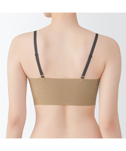 E084 無印婦人　肌あたりがやさしい　リブブラジャー4枚　S 婦人 肌あたりがやさしいリブブラジャー | 無印良品