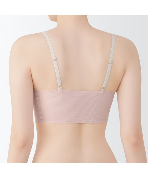 婦人 肌あたりがやさしいリブブラジャー（ブラジャー）｜無印