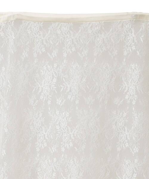 YECCA VECCA（イェッカヴェッカ）の「サイドリボンレースレイヤードスカート（スカート・レディース・アイボリー/ブラック・FREE）」の6枚目の写真