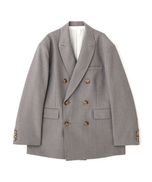ETRE TOKYO(エトレトウキョウ)の「SANTEダブルブレストボクシージャケット(テーラードジャケット・レディース・ブラック/グレー・M/S)」の1枚目の写真