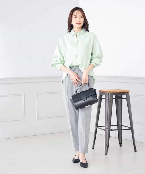 a.v.v（アーヴェヴェ）の「【イージーケア/ストレッチ】美ラクるイージーテーパードパンツ（その他パンツ・レディース・ブラック/ネイビー/グレー/ブルー・40/38/36/34/42）」の20枚目の写真