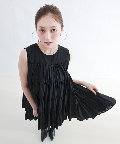 SZ BLOCKPRINTS エスゼットブロックプリント チュニック ワンピース SZ