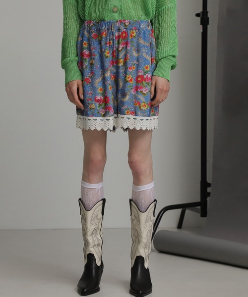 ROSE BUD mag.by cヴィンテージフラワーショートパンツ セール】(mag.by c)ヴィンテージフラワーショートパンツ（その他
