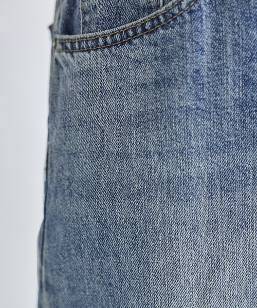 STYLE DELI(スタイルデリ)の「ブリーチストレートデニム(デニムパンツ・レディース・ライトブルー・SMALL/MEDIUM/LARGE)」の9枚目の写真