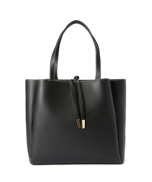JILL by JILL STUART(ジルバイジルスチュアート)の「◇ストリングトート ウィークデイコレクション(トートバッグ・レディース・ブラック/アイボリー・FREE)」の3枚目の写真