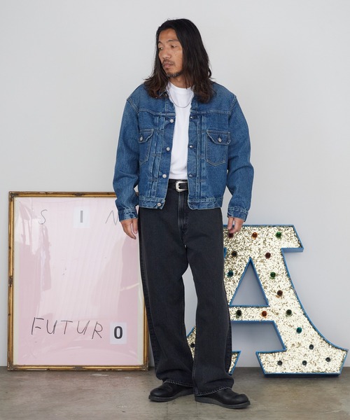 orSlow(オアスロウ)の「orSlow/オアスロウ SUPER DAD'S DENIM PANTS デニムパンツ 2026年春夏春服 夏服(デニムパンツ・メンズ・ブラック・2/3/4)」の22枚目の写真
