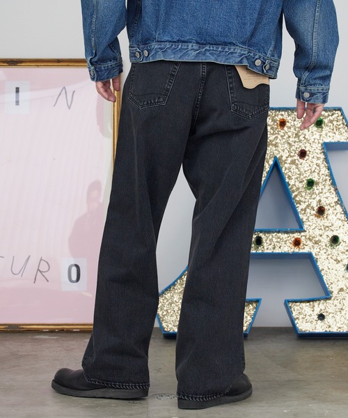 orSlow(オアスロウ)の「orSlow/オアスロウ SUPER DAD'S DENIM PANTS デニムパンツ 2026年春夏春服 夏服(デニムパンツ・メンズ・ブラック・2/3/4)」の14枚目の写真