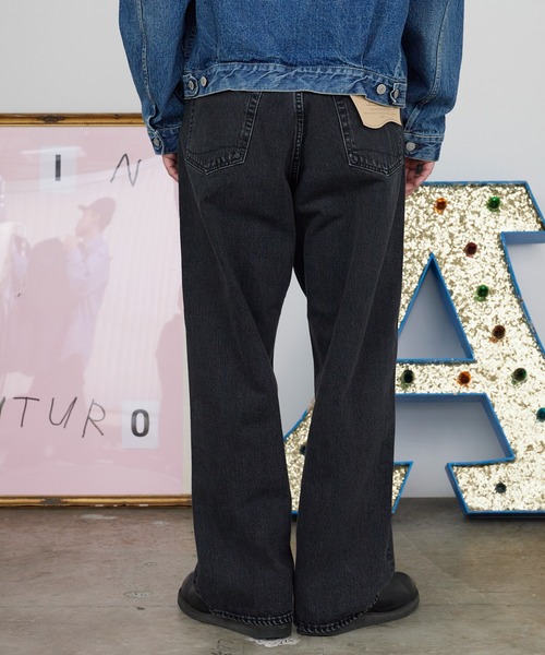 orSlow(オアスロウ)の「orSlow/オアスロウ SUPER DAD'S DENIM PANTS デニムパンツ 2026年春夏春服 夏服(デニムパンツ・メンズ・ブラック・2/3/4)」の21枚目の写真