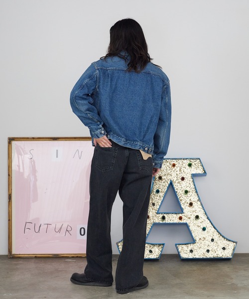 orSlow(オアスロウ)の「orSlow/オアスロウ SUPER DAD'S DENIM PANTS デニムパンツ 2026年春夏春服 夏服(デニムパンツ・メンズ・ブラック・2/3/4)」の15枚目の写真