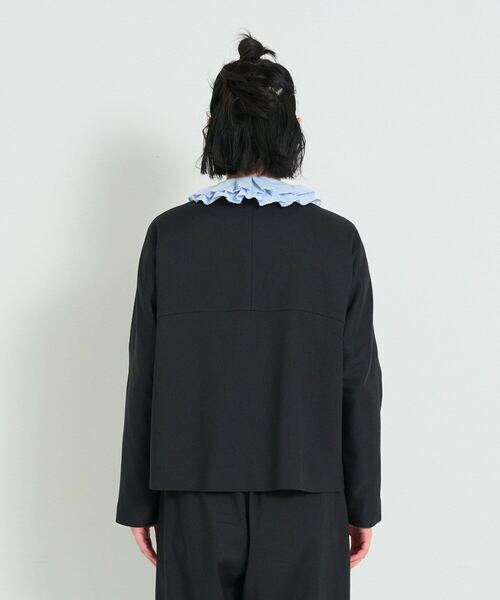 セットアップ】ノーカラージャケット（ノーカラージャケット）｜conges