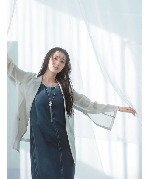 LAGUNAMOON（ラグナムーン）の「カーヴィフォルムループタイネックレス（ネックレス・レディース・シルバー/ゴールド・FREE）」の7枚目の写真