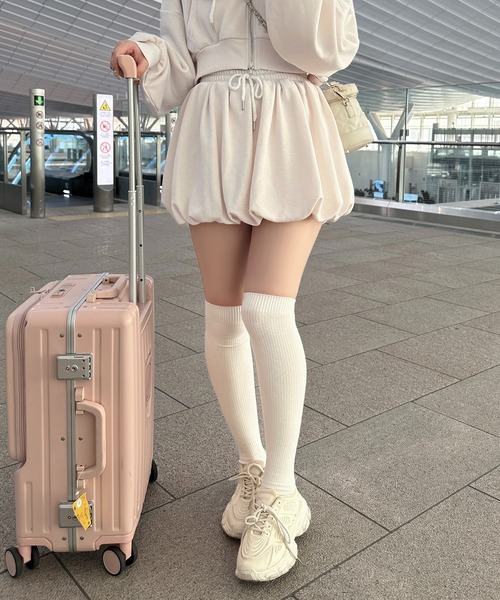 apres jour(アプレジュール)の「バルーンスウェットスカパン(スカート・レディース・ブラック/アイボリー/オートミール・フリー/X-LARGE)」の6枚目の写真