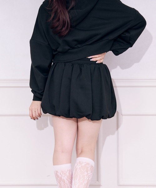 apres jour(アプレジュール)の「バルーンスウェットスカパン(スカート・レディース・ブラック/アイボリー/オートミール・フリー/X-LARGE)」の20枚目の写真