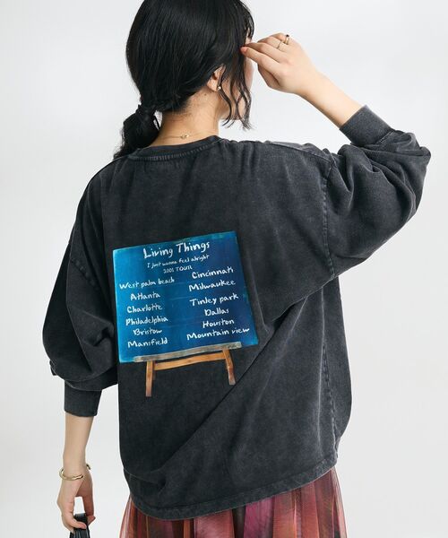 CRAFT STANDARD BOUTIQUE(クラフトスタンダードブティック)の「【ユニセックス】ヴィンテージロンTEE-A(Tシャツ/カットソー・レディース・ブラック/オフホワイト・S/M/L)」の2枚目の写真