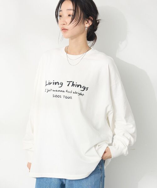 CRAFT STANDARD BOUTIQUE(クラフトスタンダードブティック)の「【ユニセックス】ヴィンテージロンTEE-A(Tシャツ/カットソー・レディース・ブラック/オフホワイト・S/M/L)」の4枚目の写真