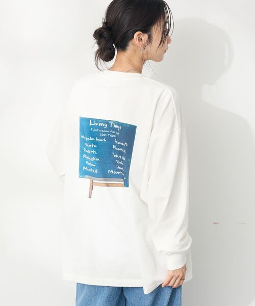 CRAFT STANDARD BOUTIQUE(クラフトスタンダードブティック)の「【ユニセックス】ヴィンテージロンTEE-A(Tシャツ/カットソー・レディース・ブラック/オフホワイト・S/M/L)」の7枚目の写真