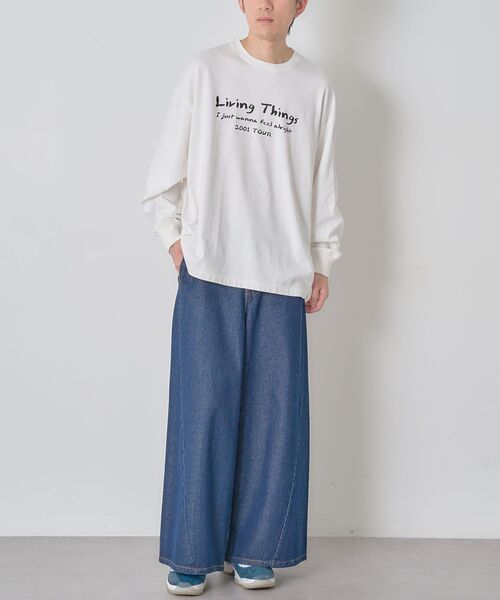 CRAFT STANDARD BOUTIQUE(クラフトスタンダードブティック)の「【ユニセックス】ヴィンテージロンTEE-A(Tシャツ/カットソー・レディース・ブラック/オフホワイト・S/M/L)」の14枚目の写真