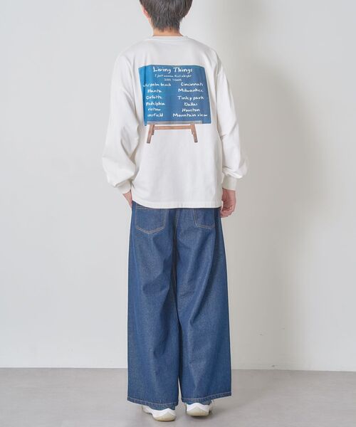 CRAFT STANDARD BOUTIQUE(クラフトスタンダードブティック)の「【ユニセックス】ヴィンテージロンTEE-A(Tシャツ/カットソー・レディース・ブラック/オフホワイト・S/M/L)」の15枚目の写真