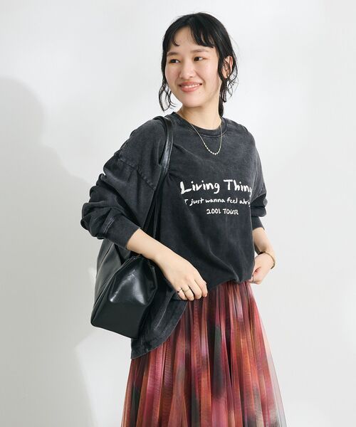 CRAFT STANDARD BOUTIQUE(クラフトスタンダードブティック)の「【ユニセックス】ヴィンテージロンTEE-A(Tシャツ/カットソー・レディース・ブラック/オフホワイト・S/M/L)」の16枚目の写真