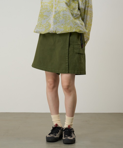 Gramicci(グラミチ)の「G-SKORT|Gスコート(その他パンツ・レディース・ネイビー/ベージュ/アイボリー系5/ブラック/オリーブ/グレー系その他6/ホワイト系その他/チョコ・L/M/S)」の1枚目の写真