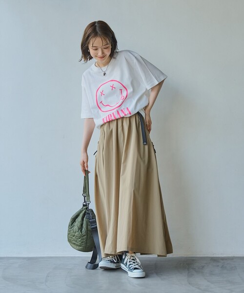 NIRVANA(ニルヴァーナ)の「【RS別注】NIRVANA H/S-T(Tシャツ/カットソー・レディース・オフホワイト/ダークグレー/その他1/ライトピンク・M/L)」の7枚目の写真