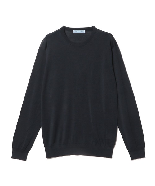 ESTNATION(エストネーション)の「ESTNATION / NEW シルク クルーネックニット(ニット/セーター・メンズ・チャコールグレー/ダークグリーン/ネイビー・MEDIUM/LARGE)」の15枚目の写真