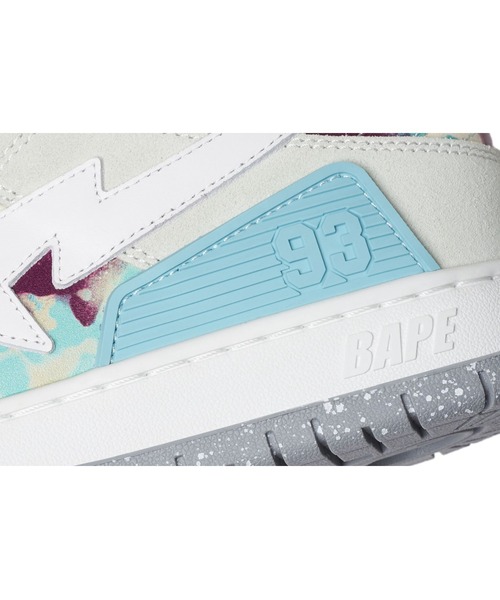 A BATHING APE(アベイシングエイプ)の「BAPE SK8 STA #3(スニーカー・メンズ・グレー/ブラック・12/9.5/10/7/8/8.5/9/11)」の8枚目の写真