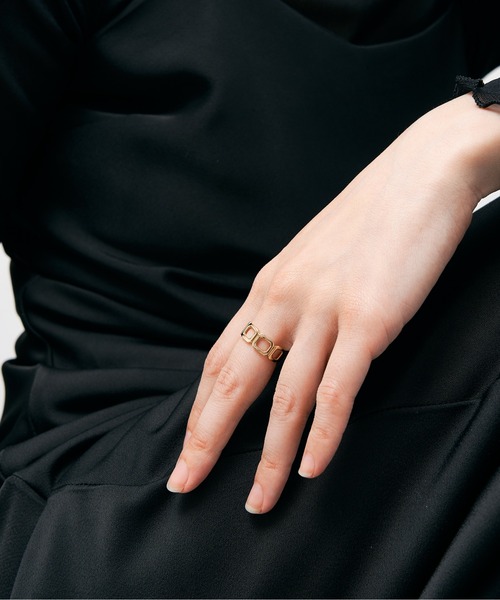 Jewel closet by L&Co.(ジュエルクローゼットバイエルアンドコー)の「K18 デザイン リング【動画あり】(リング・レディース・ゴールド系その他/ゴールド系その他2・9号/11号/13号/15号)」の12枚目の写真