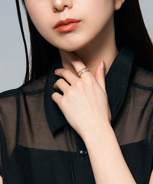 Jewel closet by L&Co.(ジュエルクローゼットバイエルアンドコー)の「K18 デザイン リング【動画あり】(リング・レディース・ゴールド系その他/ゴールド系その他2・9号/11号/13号/15号)」の13枚目の写真