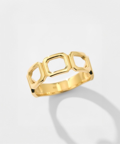 Jewel closet by L&Co.(ジュエルクローゼットバイエルアンドコー)の「K18 デザイン リング【動画あり】(リング・レディース・ゴールド系その他/ゴールド系その他2・9号/11号/13号/15号)」の6枚目の写真
