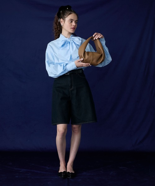 BONLECILL Marche（ボンルシールマルシェ）の「【BONLECILL Marche】《軽量》2way ワンハンドルミニマルハンドバッグ／ショルダーバッグ（ハンドバッグ・レディース・モカ/ブラック・FREE）」の11枚目の写真
