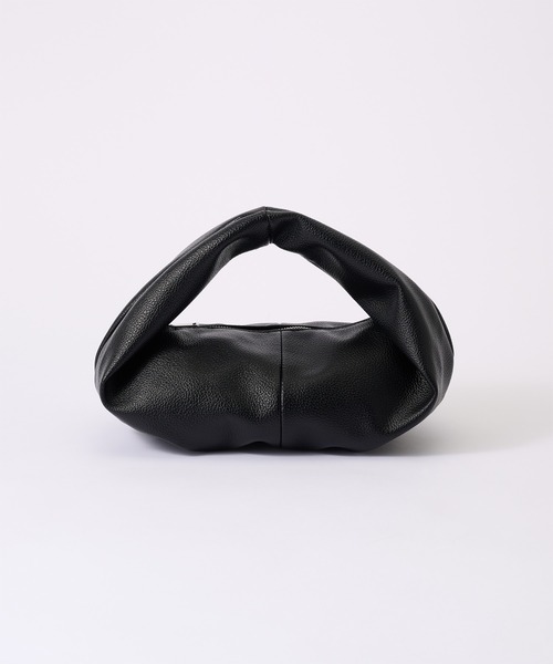 BONLECILL Marche（ボンルシールマルシェ）の「【BONLECILL Marche】《軽量》2way ワンハンドルミニマルハンドバッグ／ショルダーバッグ（ハンドバッグ・レディース・モカ/ブラック・FREE）」の12枚目の写真