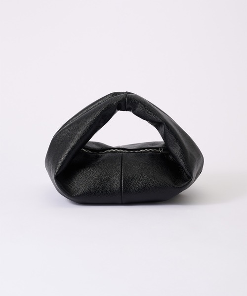 BONLECILL Marche（ボンルシールマルシェ）の「【BONLECILL Marche】《軽量》2way ワンハンドルミニマルハンドバッグ／ショルダーバッグ（ハンドバッグ・レディース・モカ/ブラック・FREE）」の13枚目の写真
