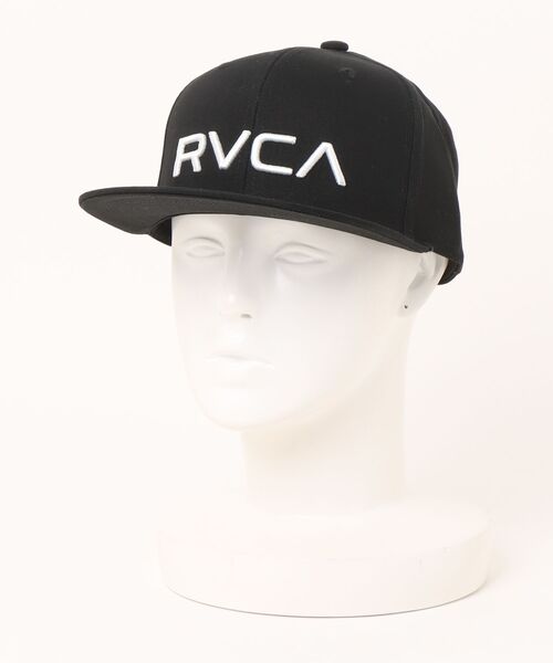 RVCA（ルーカ）の「RVCA TWILL SNAPBACK2（キャップ・メンズ・ブラック/ブラック系2・FREE）」の9枚目の写真