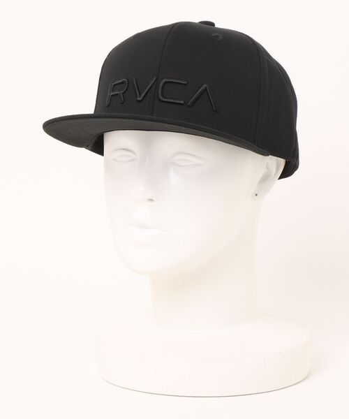 RVCA（ルーカ）の「RVCA TWILL SNAPBACK2（キャップ・メンズ・ブラック/ブラック系2・FREE）」の10枚目の写真