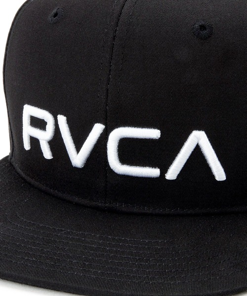 RVCA（ルーカ）の「RVCA TWILL SNAPBACK2（キャップ・メンズ・ブラック/ブラック系2・FREE）」の7枚目の写真