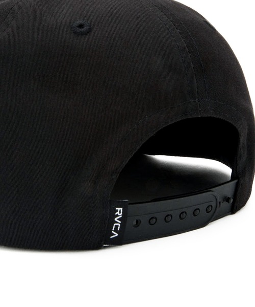 RVCA（ルーカ）の「RVCA TWILL SNAPBACK2（キャップ・メンズ・ブラック/ブラック系2・FREE）」の8枚目の写真