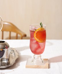 journal standard Furniture (�W���[�i���X�^���_�[�h�t�@�j�`���[)��WAVY GOBLET GLASS�@�S�u���b�g �O���X(�H��)