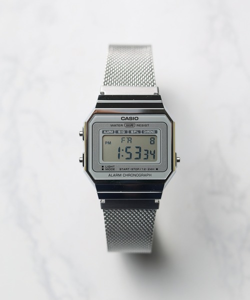 CASIO(カシオ)の「【RS】【CASIO】メタルデジタルクラシック(デジタル腕時計・レディース・シルバー系その他/シルバー/ゴールド・FREE)」の5枚目の写真