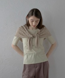 MINERTE（ミネルテ）の「【MINERTE】patterned knit scarf / 柄編みニットスカーフ（バンダナ/スカーフ）」