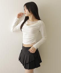 accent lace tops/アクセントレーストップス