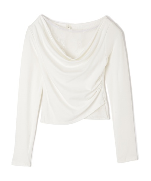 M DOLLY(エムドリー)の「accent lace tops/アクセントレーストップス(Tシャツ/カットソー・レディース・ブラック/ホワイト・S/M)」の11枚目の写真